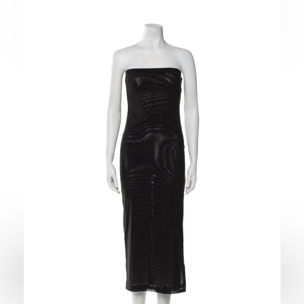 Miaou Black Midi Dress